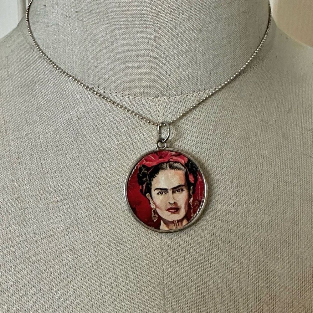 Frida Kahlo OM pendant Necklace